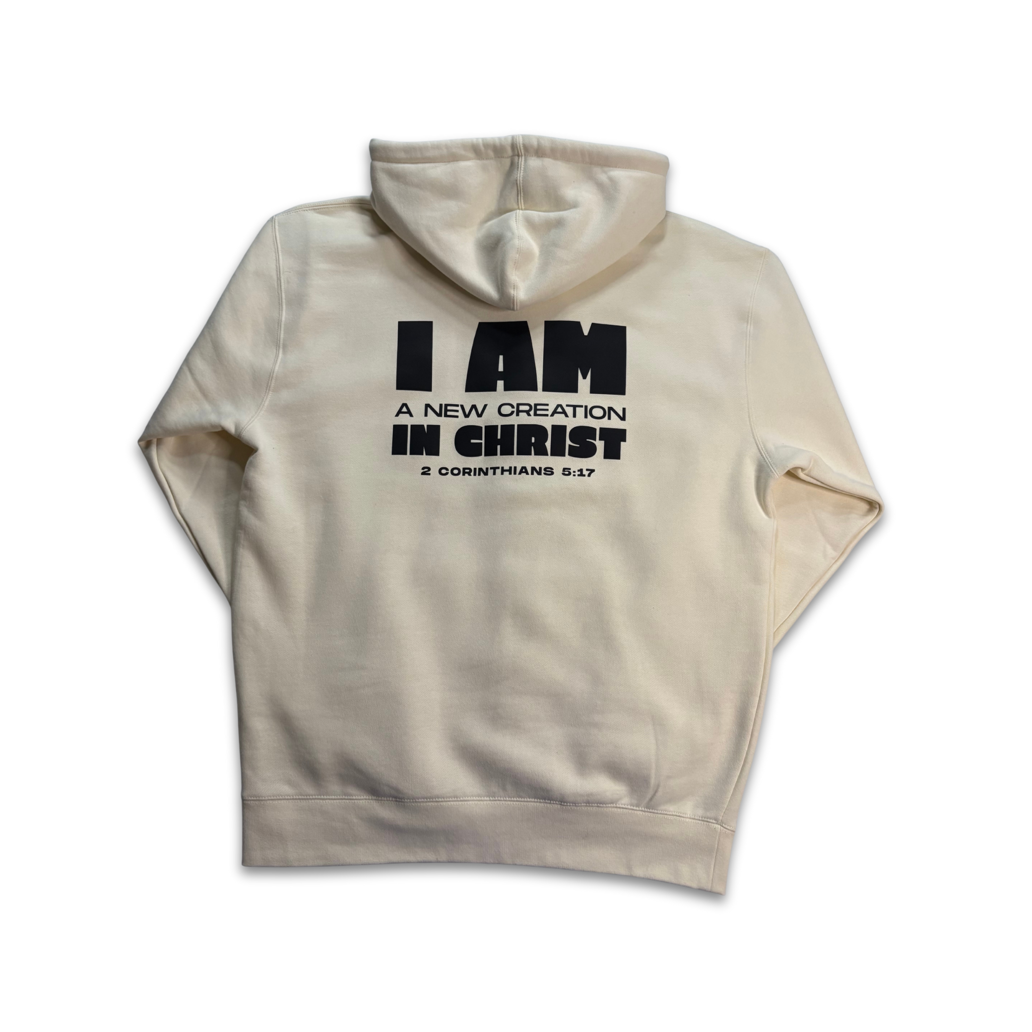 NCB "I Am A New Creation In Christ" Hoodie - Cream